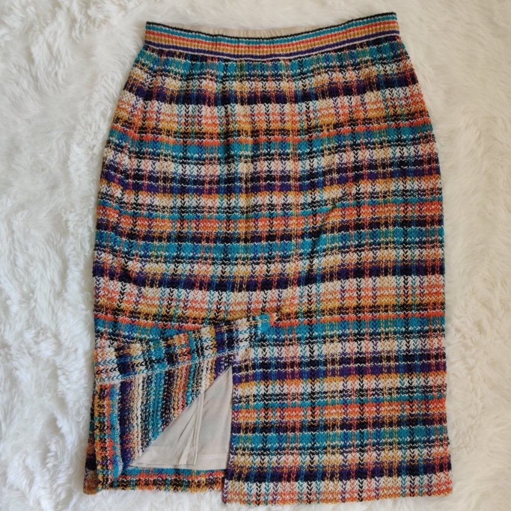 Vintage Missoni Multicolor Knit Skirt - Picture 3 of 7